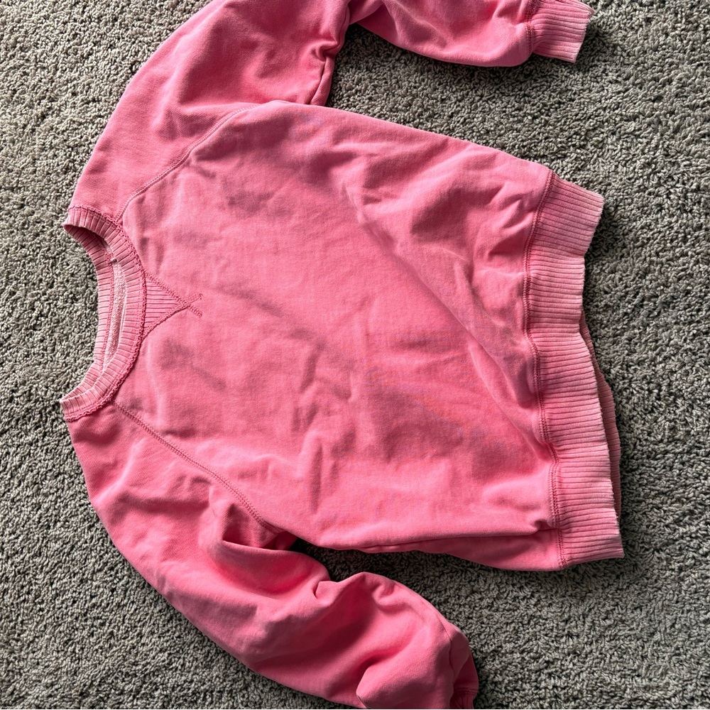 American Eagle Outfitters Pink Crew Neck Sweater
